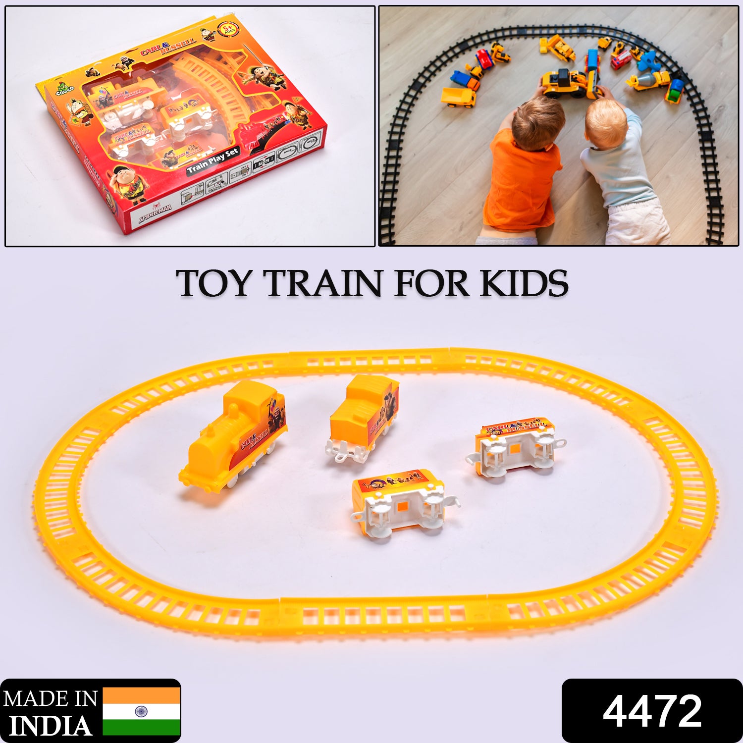 Kids Toy Train High Speed Big Train Play Set Toy Battery Operated Train Set With Light And Sound