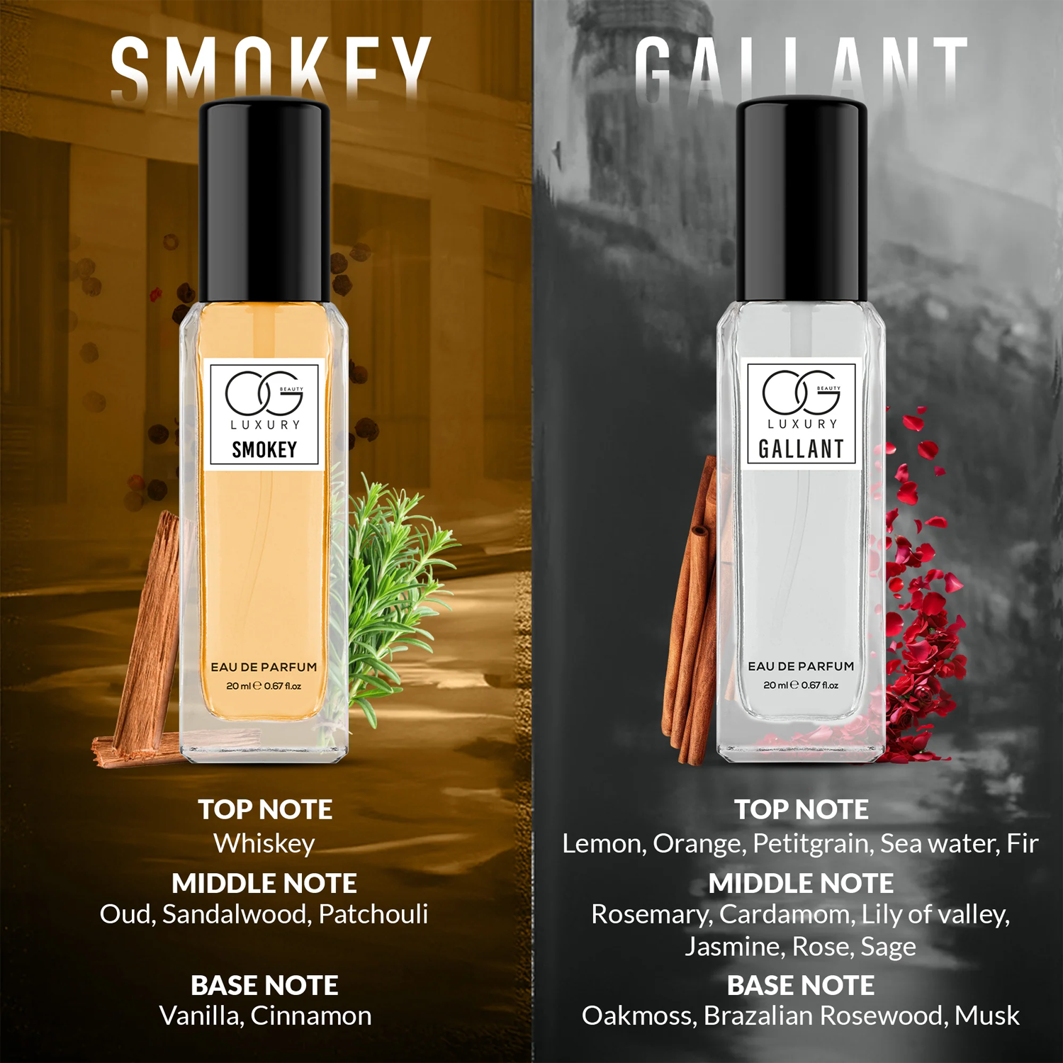 Og Beauty Luxury Perfume Gift - (4 Pc  Set  20 Ml)