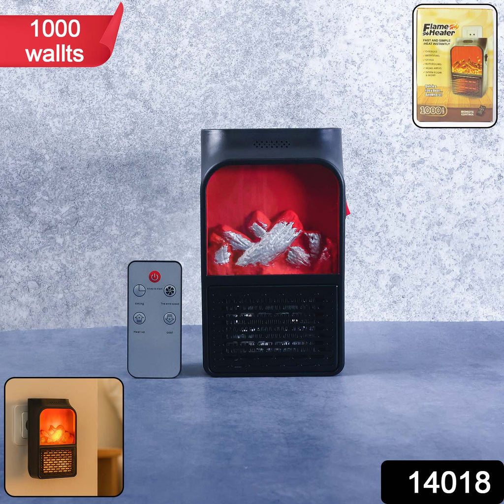 Portable Electric Fireplace Lamp Led Flame Heater (900w  1 Pc)