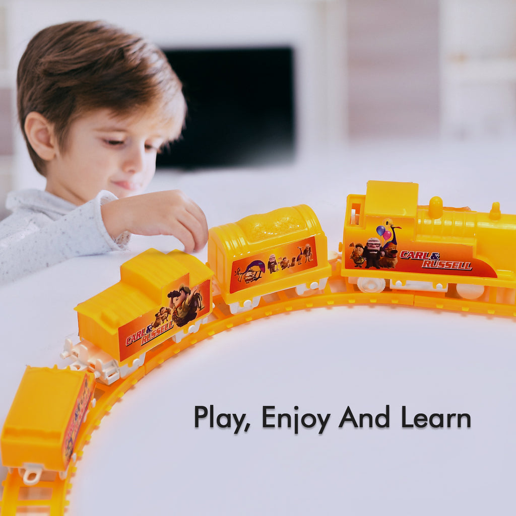 Kids Toy Train High Speed Big Train Play Set Toy Battery Operated Train Set With Light And Sound