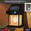 Solar Wall Lights  Lamp Outdoor Wireless Dusk To Dawn Porch Lights Fixture Solar Wall Lantern With 3 Modes  Motion Sensor Waterproof Exterior Lighting With Clear Panel (1 Pc )