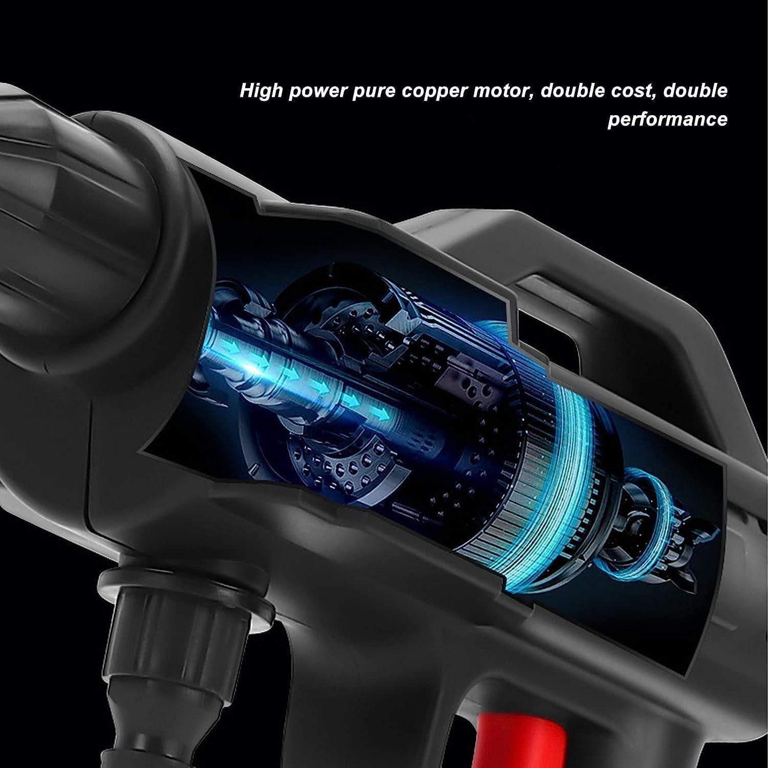 Cordless Pressure Washer, 48V Battery Portable Handheld CarCleaning Machine, 30BarPressure Water SprayGun Pressure WasherCar Wash Spray Gun.