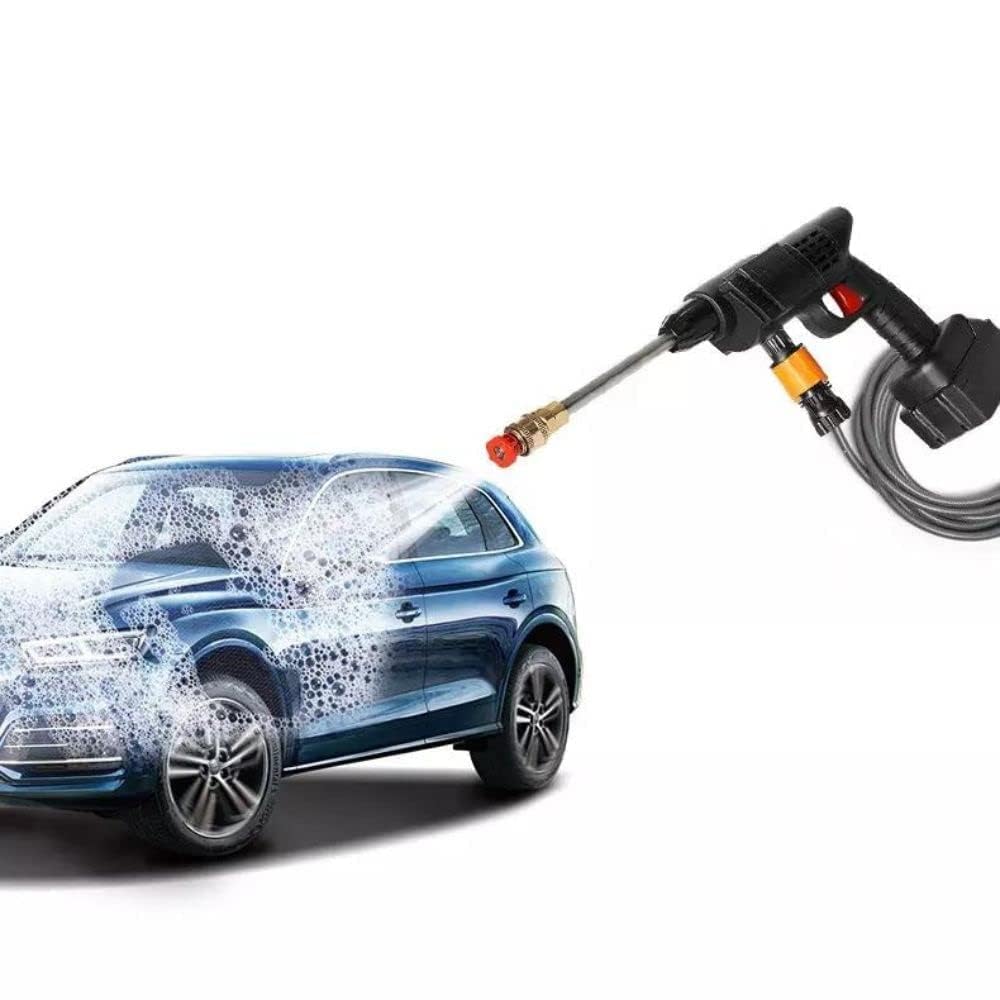 Cordless Pressure Washer, 48V Battery Portable Handheld CarCleaning Machine, 30BarPressure Water SprayGun Pressure WasherCar Wash Spray Gun.