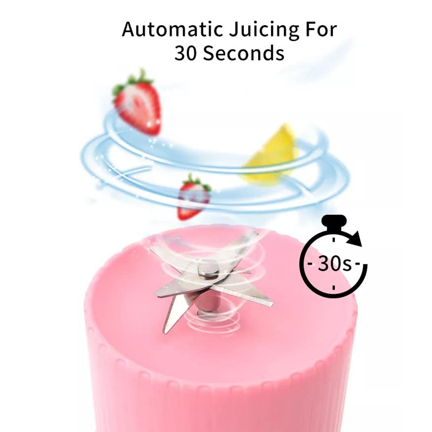 Blender Portable Juicer For Smoothie Juice  Vegetable Shakes